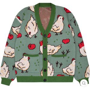Steady Hands Chicken Cardigan